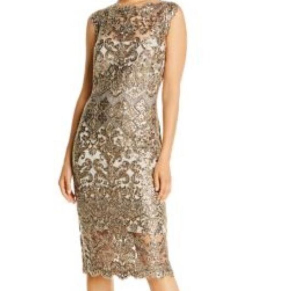 Embellished GOLD  Dress